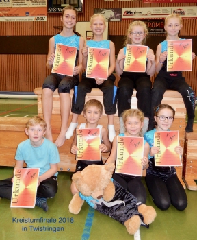 Gruppenfotos Turnkinder 2018