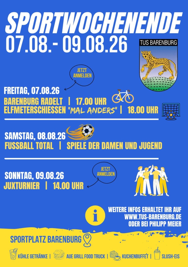Sportwochenende beim TuS Barenburg